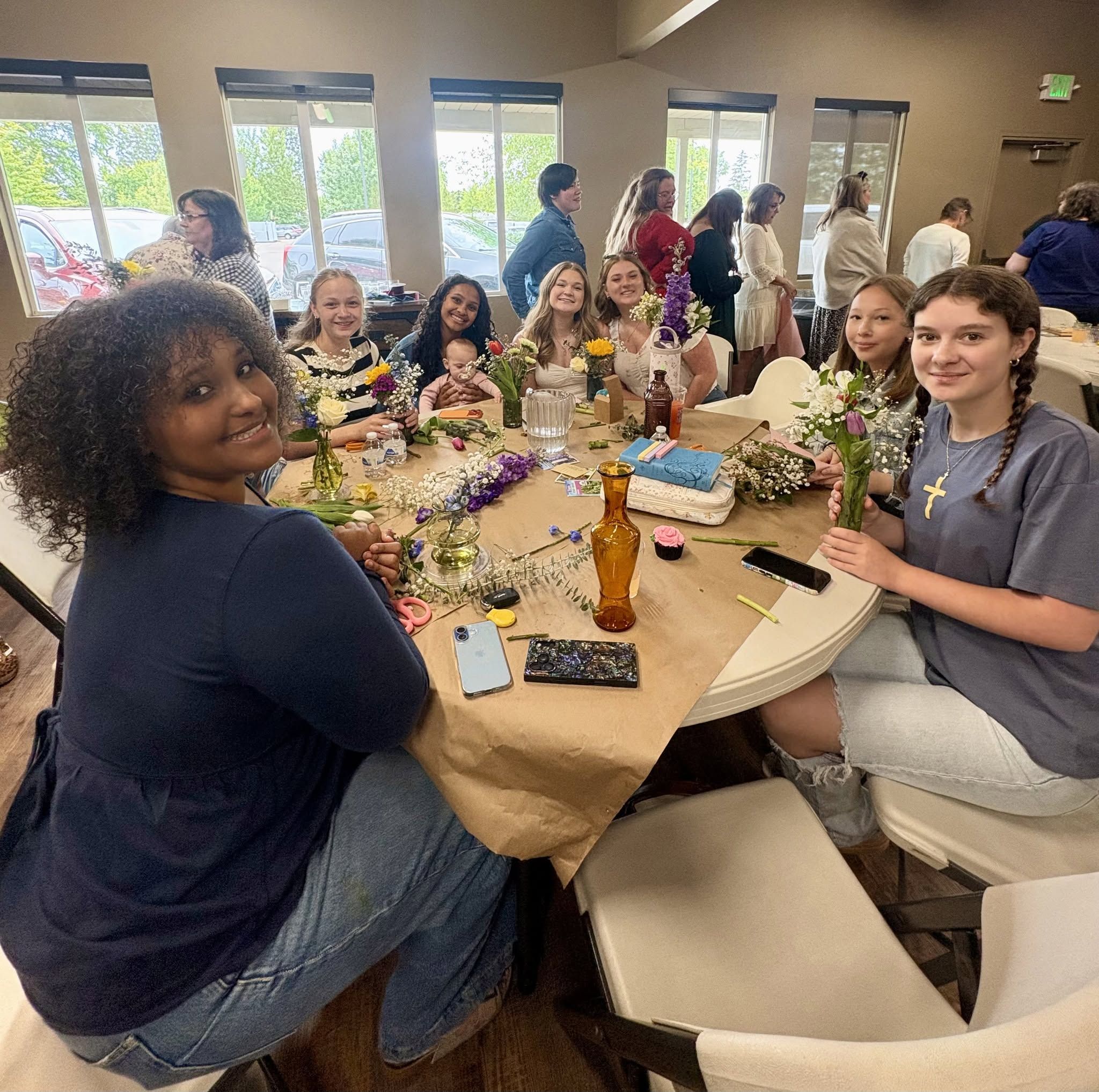 Gathering around a shared table