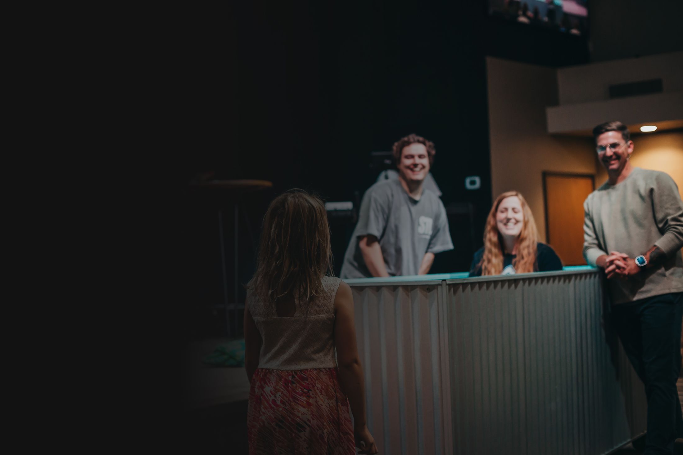 Sunday welcome at Neighborhood Church